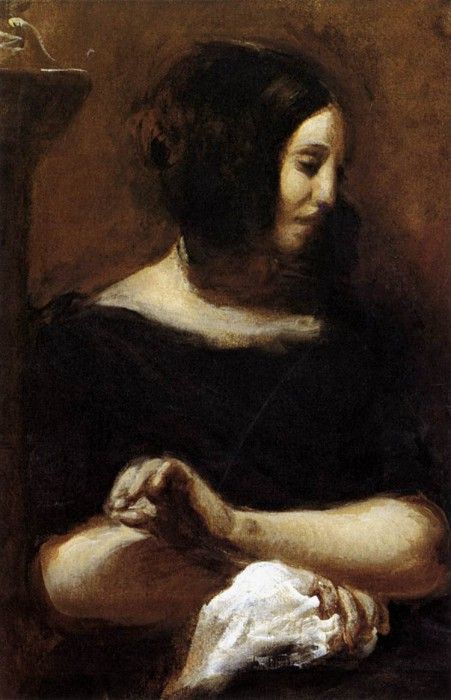 DELACROIX Eugene George Sand. , 