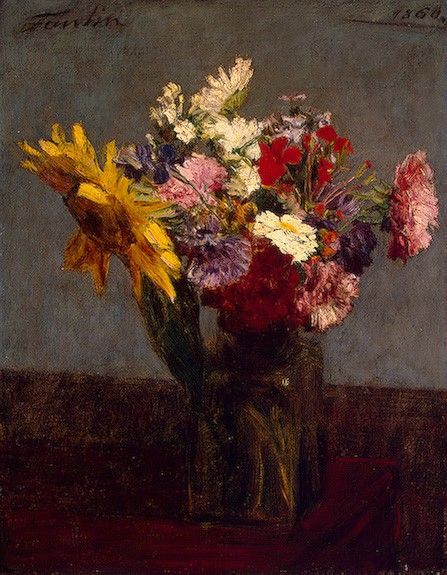 Fantin Latour Flowers. -, ---