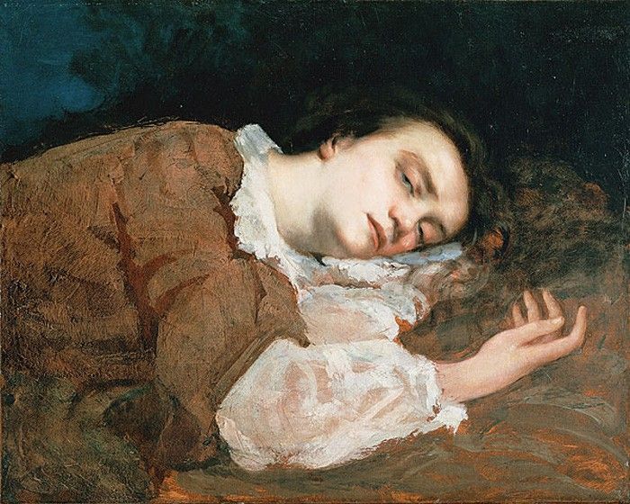 Courbet Gustave Study for Les Demoiselles des bords de la Seine (Ete). , 