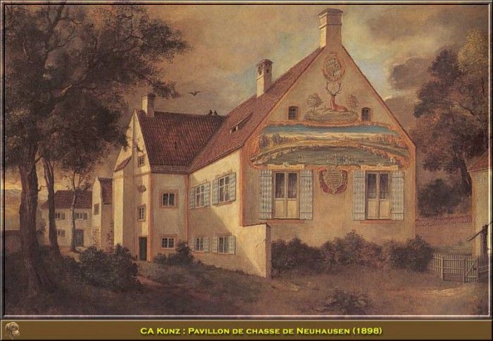 PO HunP 04 CA Kunz-Pavillon de chasse de Neuhausen (1898). , CA