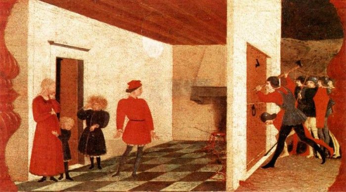 UCCELLO Paolo Miracle Of The Desecrated Host Scene 2. , 