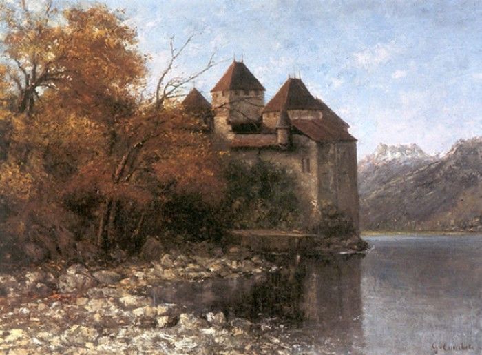 Courbet Gustave Chateau de Chillon. , 