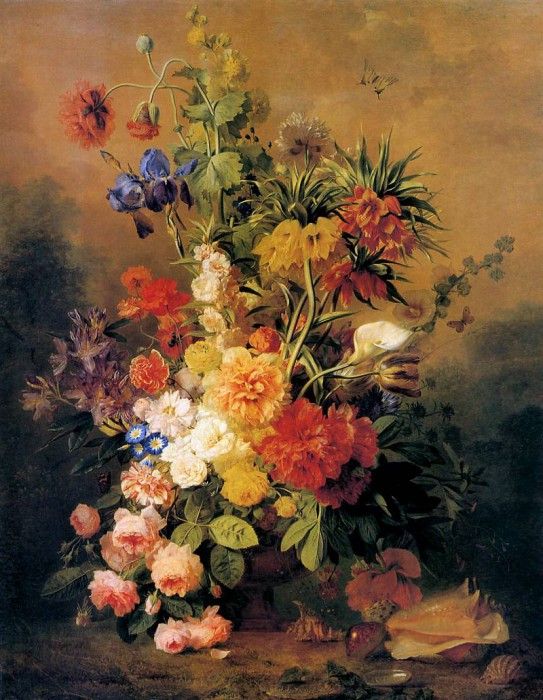 Os van Georgius Flower still life Sun. , 