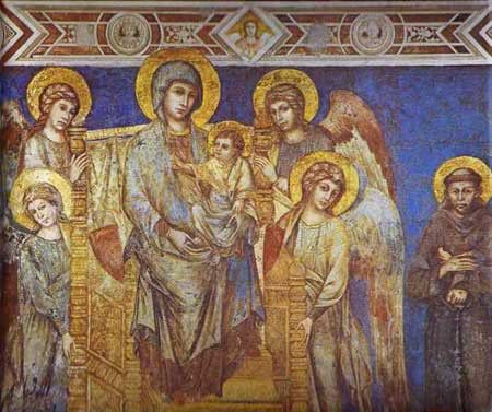 Madonna con angeli e S.Francesco. , Cenni   Pepofirenze