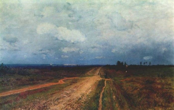 levitan the vladimirka road 1892. , 