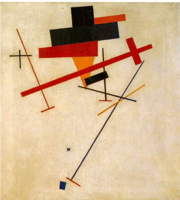 Malevitj Suprematist painting 1915-16, Wilhelm Hacke Museum,. , 