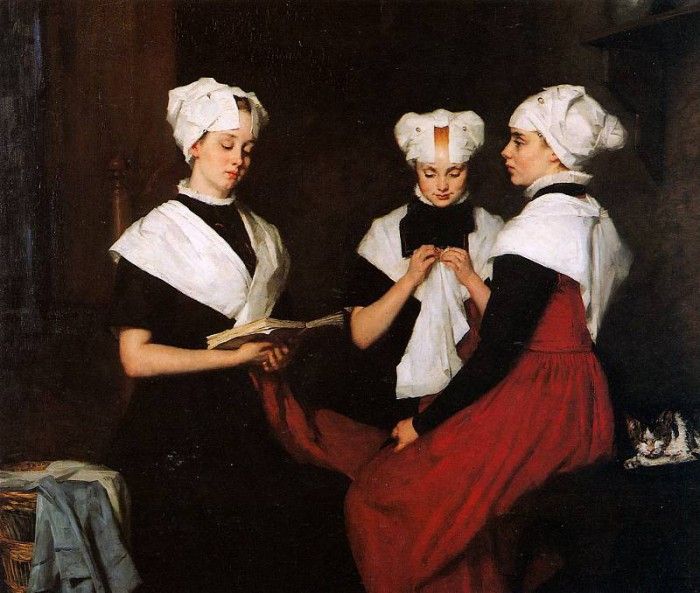 Schwartze Thrse Three orphan girls in Amsterdam . , 