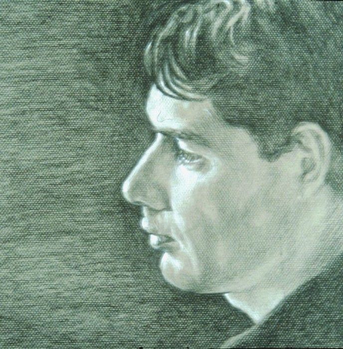 Hardy David Preliminary Portrait Drawing. , 