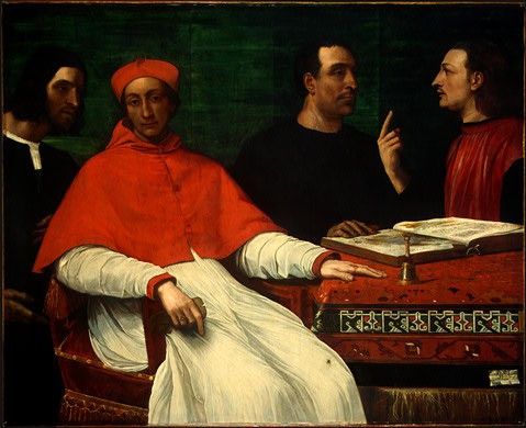 PIOMBO,DEL CARDINAL BANDINELLO SAULI, HIS SECRETARY, AND TWO. ,  