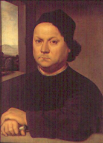 Raffaello - Portrait of Perugino. Raffaello