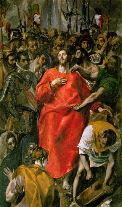 El Greco The spoliation, 1577-1579, 185x173 cm, Sacristy of . , -