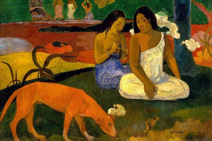 Amusement, Gauguin, 1892 - 1600x1200 - ID 8014. , 