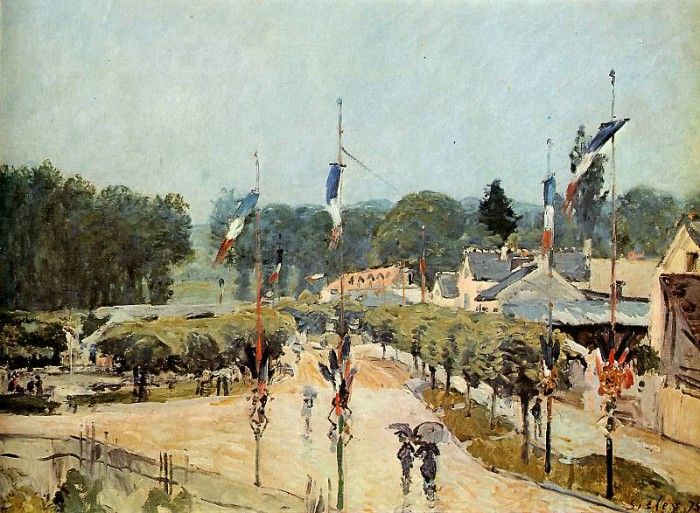 Sisley Alfred 14 Juli Marly le Roi Sun. Сислей, Альфред
