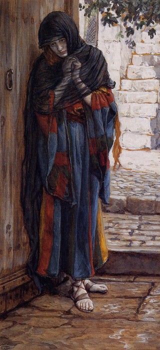 Tissot The Repentant Magdalene. Tissot Jacques Joseph
