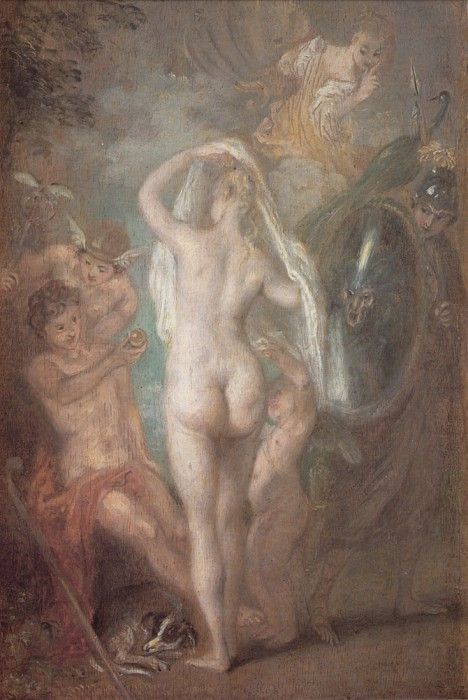 Watteau Le Jugement de Paris. , -