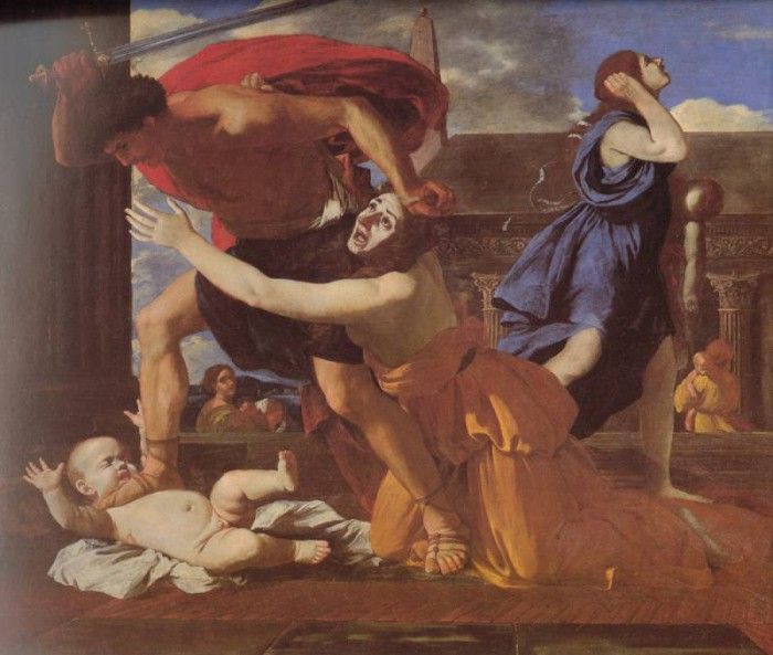 Poussin The Massacre of the Innocents. , 