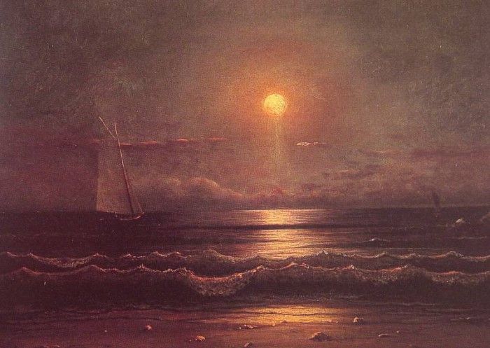 Sailing by Moonlight. ,  