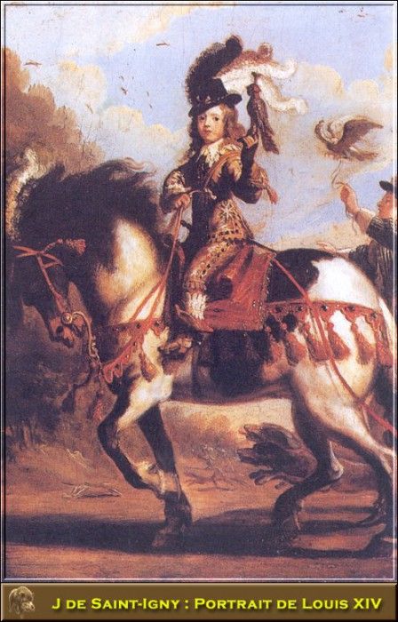 PO HunP 19 J de Saint-Igny-Portrait de Louis XIV.  Igny, J De