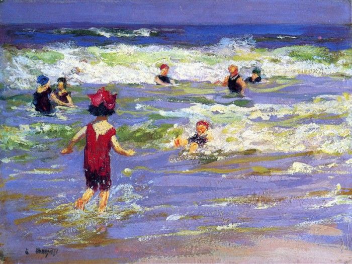 Pothast Edward Little Sea Bather. ,  