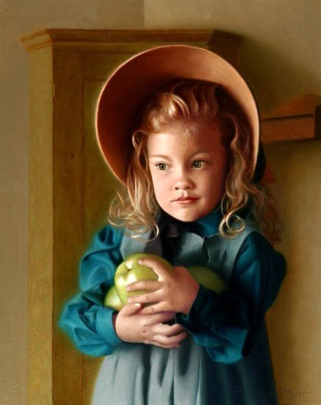 Tyler Timothy Girl with Apples. ,  C