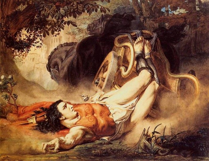 Alma Tadema The Death of Hippolytus. - 