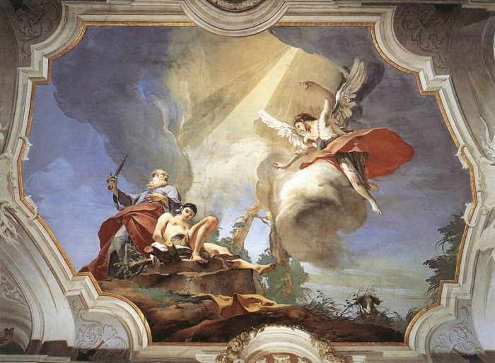 Tiepolo Palazzo Patriarcale The Sacrifice of Isaac. ,  