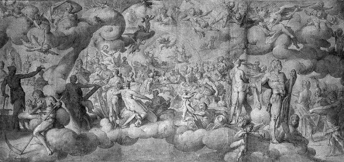 Spranger Bartholomeus Wedding of Cupid and Psyche Sun. , Bartholomaeus