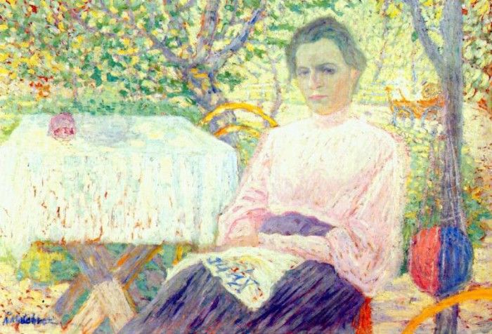 malevich portrait of member of artists family 1906. , 