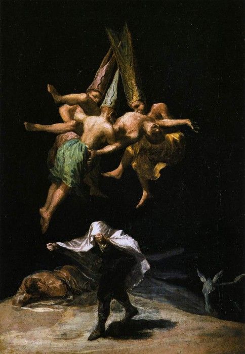 GOYA Francisco de Witches in the Air.   ,  