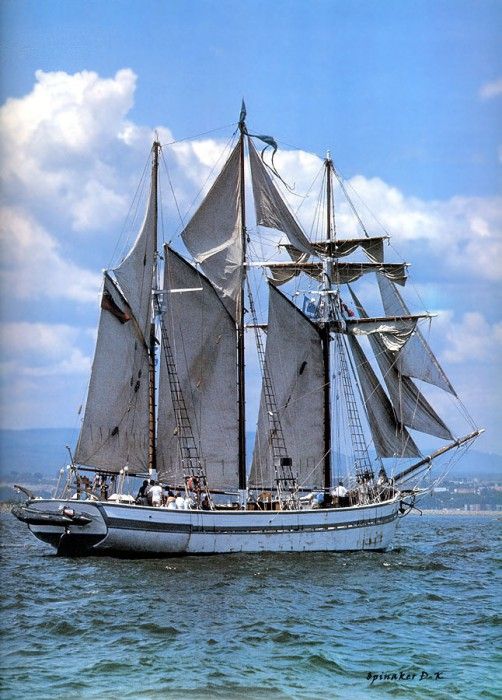 dk tall ships aquila marina topsail schooner lyr 1920. 