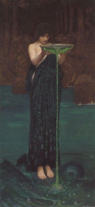 Waterhouse Circe Invidiosa. ���������, ���� ������