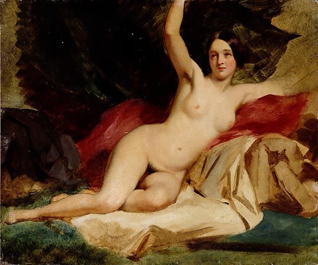 Female Nude in a Landscape. , 