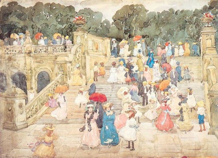 Prendergast The Mall Central Park. , 