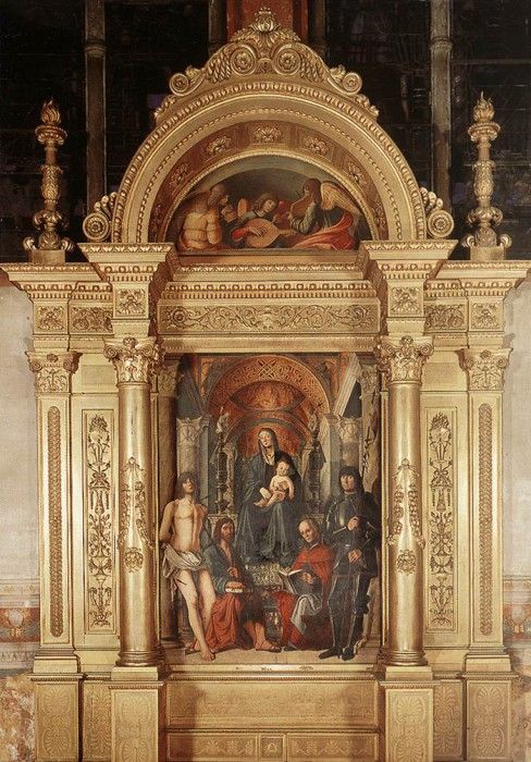 COSTA Lorenzo Madonna And Saints. , 