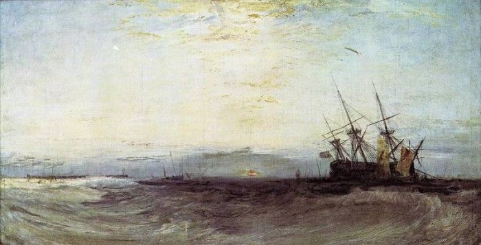 Turner Joseph Mallord William A Ship Aground. ,   