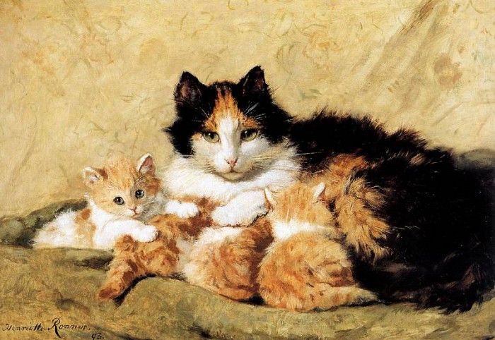 Ronner-Knip Henritte The Proud Mother Sun . Ronner-Knip, 