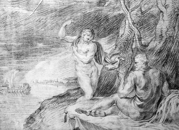 Thulden van Theodoor Minerva and Odyseus at Telemachus Sun. Thulden,  