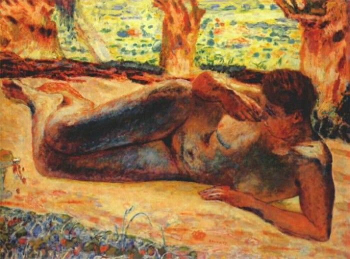 bonnard large reclining nude 1927.  