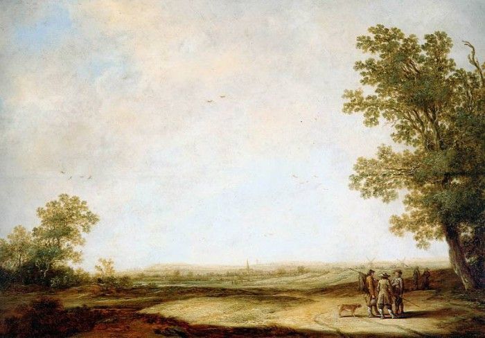 Cuyp Albert Panoramic view of Wageningen Sun. , Aelbert