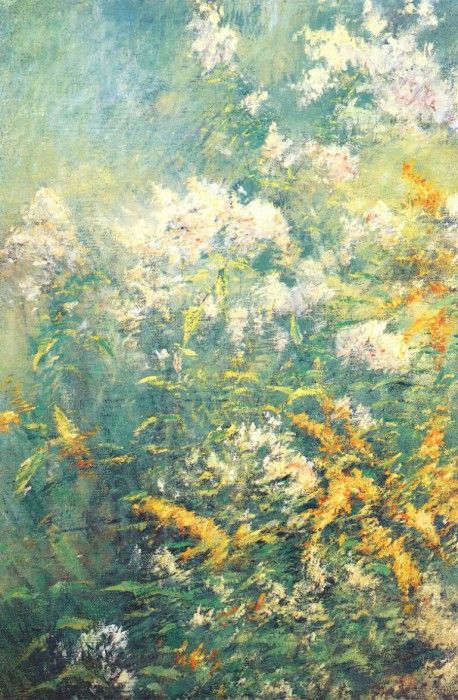 twachtman meadow flowers early-1890s. Twachtmann,  