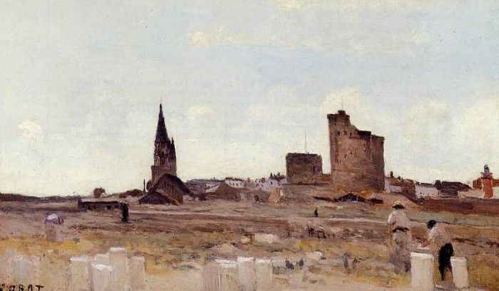 Corot La Rochelle Quarry near the Port Entrance. , --