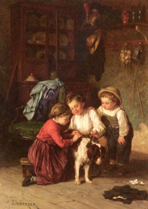 Duverger Theophile Emmanuel The Patient Pet. , -