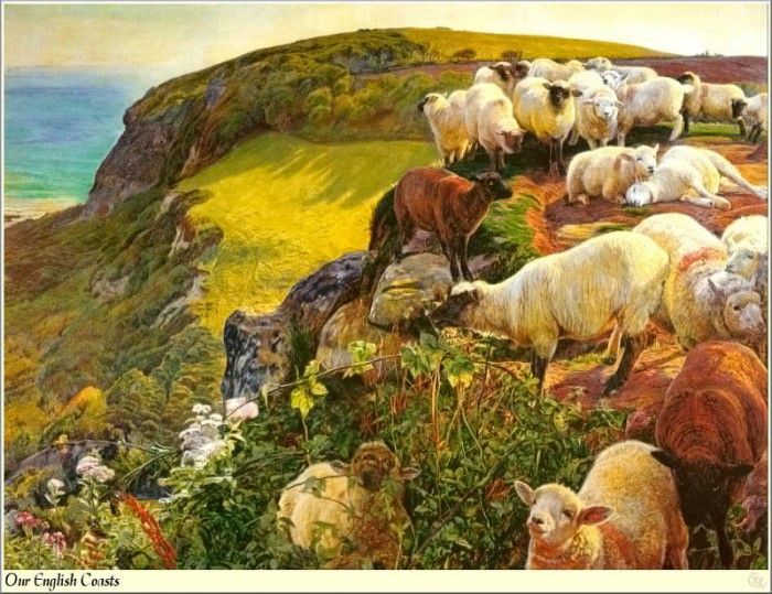 Republica SWD 017 William Holman Hunt-Our English Coasts. Holman, 