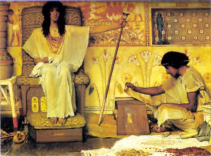 ger-Tadema-Joseph.OverseerOfPharoahsGranaries. ,  