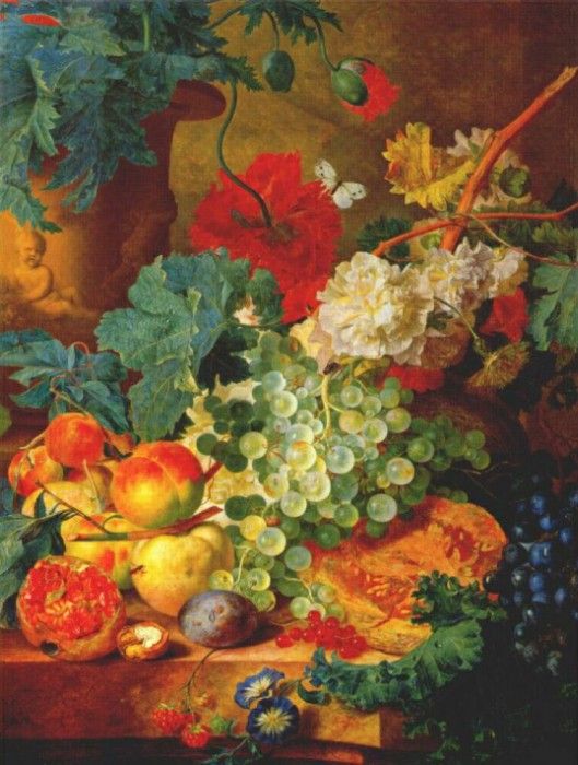 van huysum fruit still life. Huysum,  