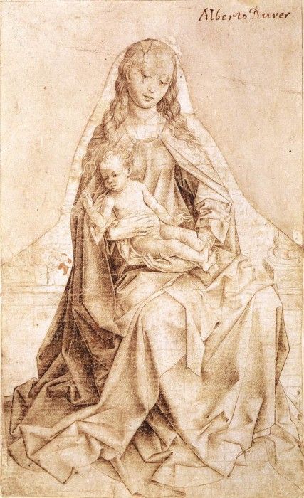 Weyden Virgin with the Blessing Child. ,   
