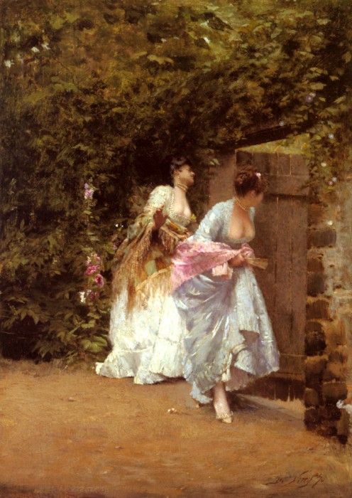 Nittis Giuseppe De IL Ritorno Dal Ballo. ,  