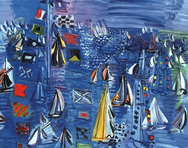 Dufy Regatta at Cowes, 1934, National Gallery of Art at Wash. , 