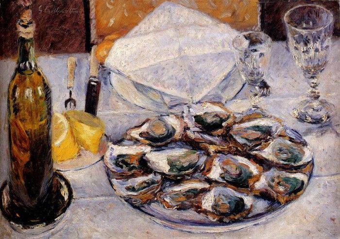 Caillebotte Gustave Still Life Oysters. , 