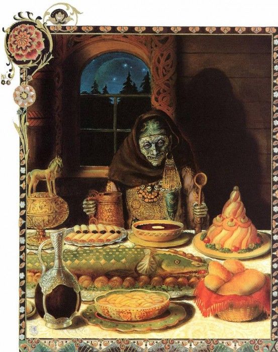 ma Craft KY Baba Yaga and Basilisa the Brave DeliciousSupper. , Kinuko Y